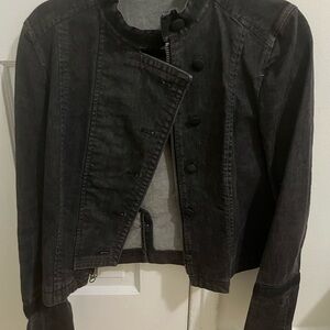 Theory Black Denim Women's Jacket